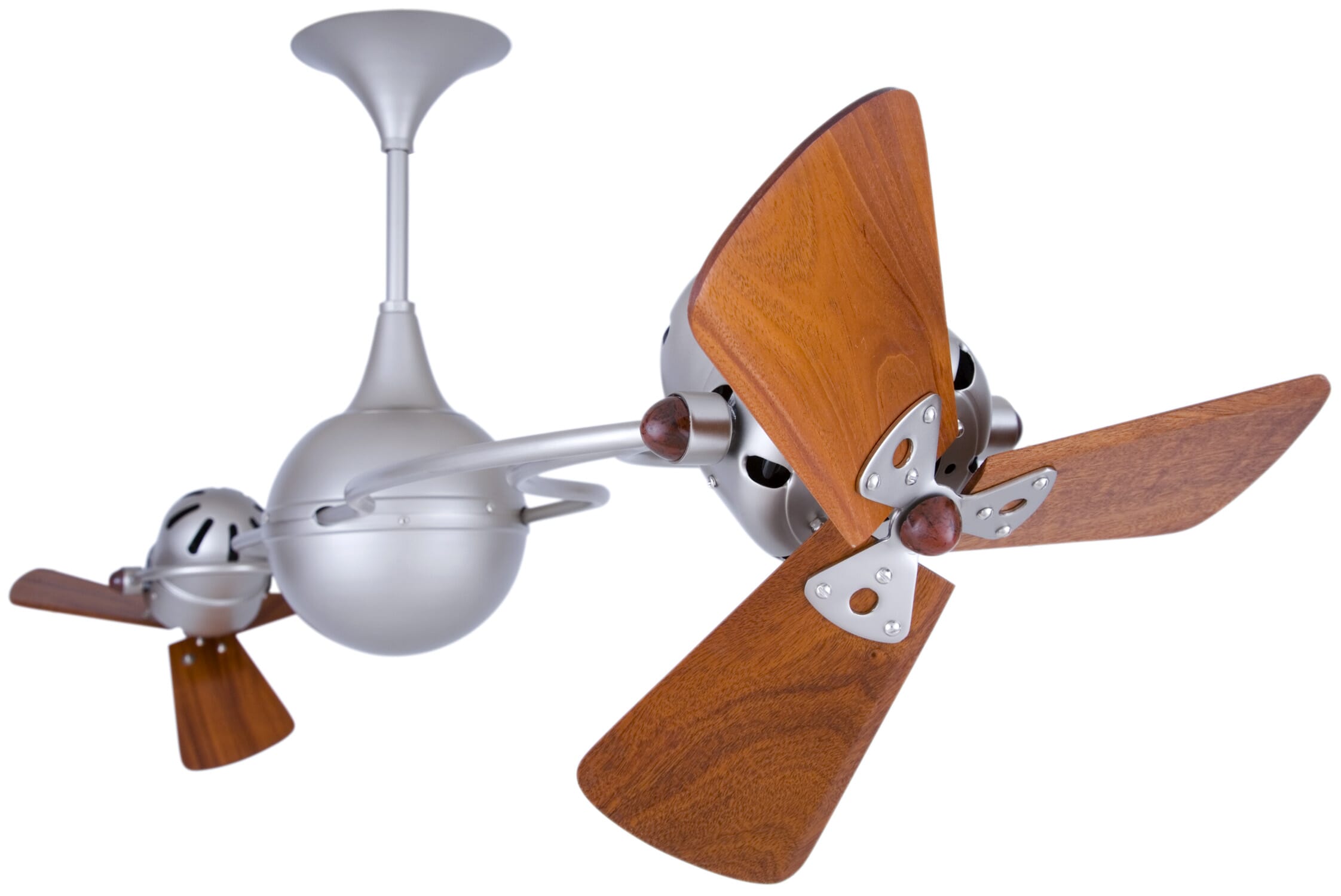 Matthews Italo Ventania 62" Indoor Ceiling Fan in Brushed Nickel