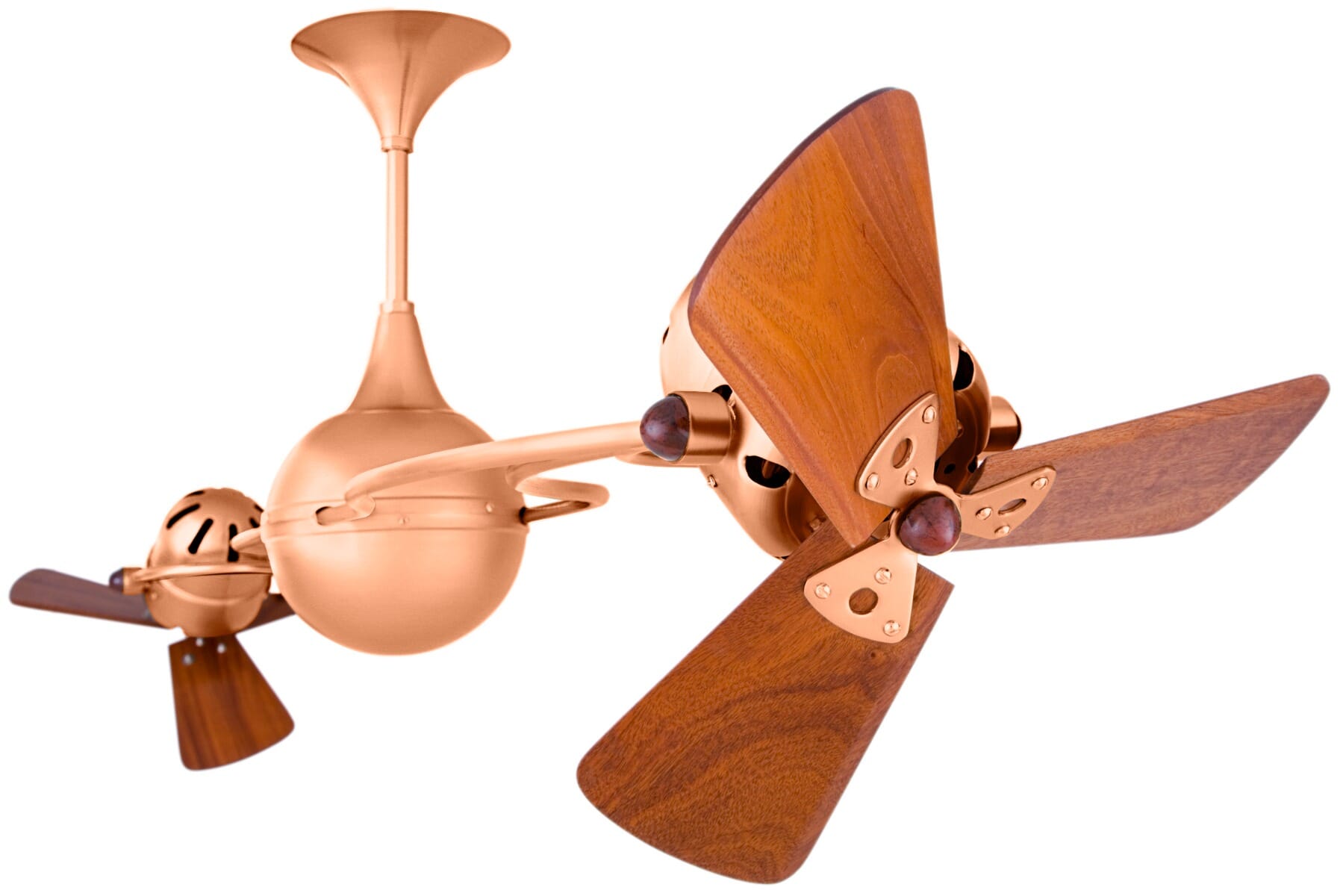 Matthews Italo Ventania 62" Indoor Ceiling Fan in Polished Copper