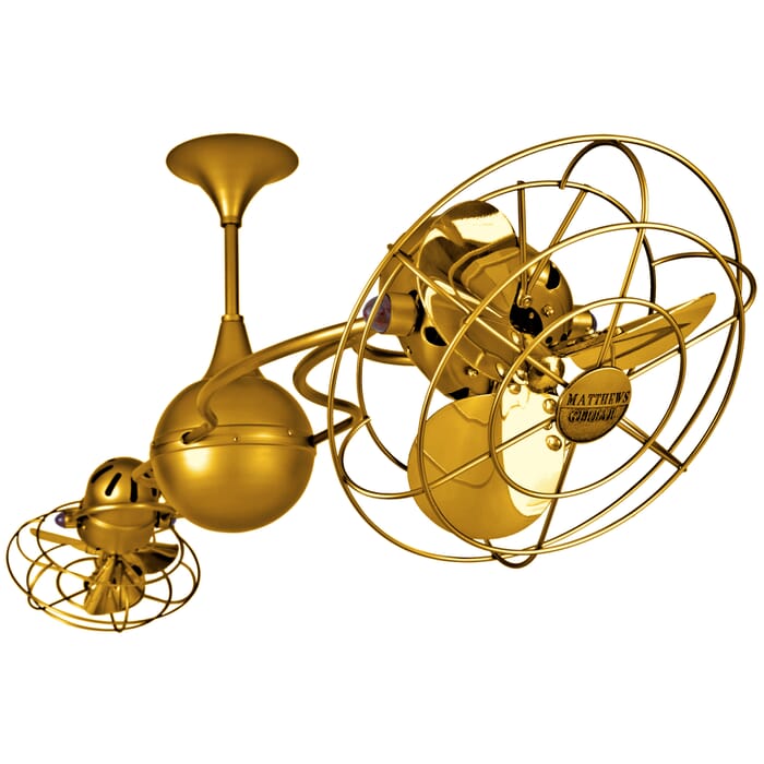 Italo Ventania 3-Speed AC 60" Ceiling Fan in Ouro with Ouro blades Italo Ventania 3-Speed AC 60" Ceiling Fan in Ouro with Ouro blades