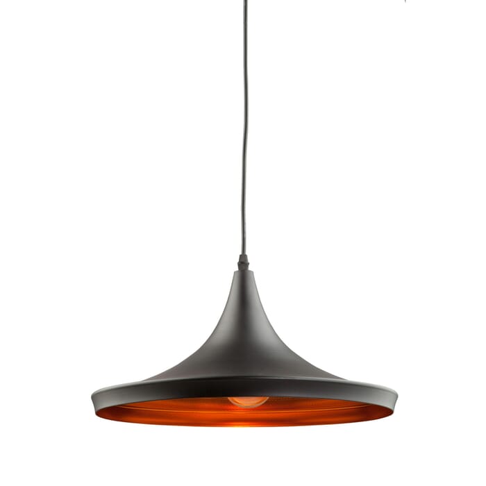 Artcraft Connecticut Pendant Light in Matte Black & Copper Artcraft Connecticut Pendant Light in Matte Black & Copper