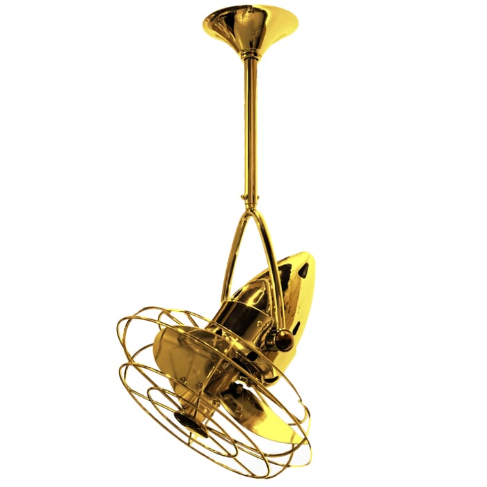 Jarold Direcional 3-Speed AC 13" Ceiling Fan in Ouro with Ouro blades Jarold Direcional 3-Speed AC 13" Ceiling Fan in Ouro with Ouro blades