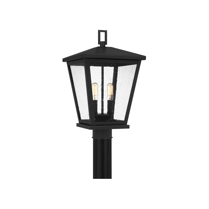 Quoizel Joffrey 2-Light Outdoor Post Light in Matte Black Quoizel Joffrey 2-Light Outdoor Post Light in Matte Black