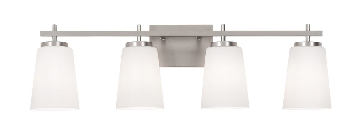 Joanna 4-Light Vanity in Satin Nickel