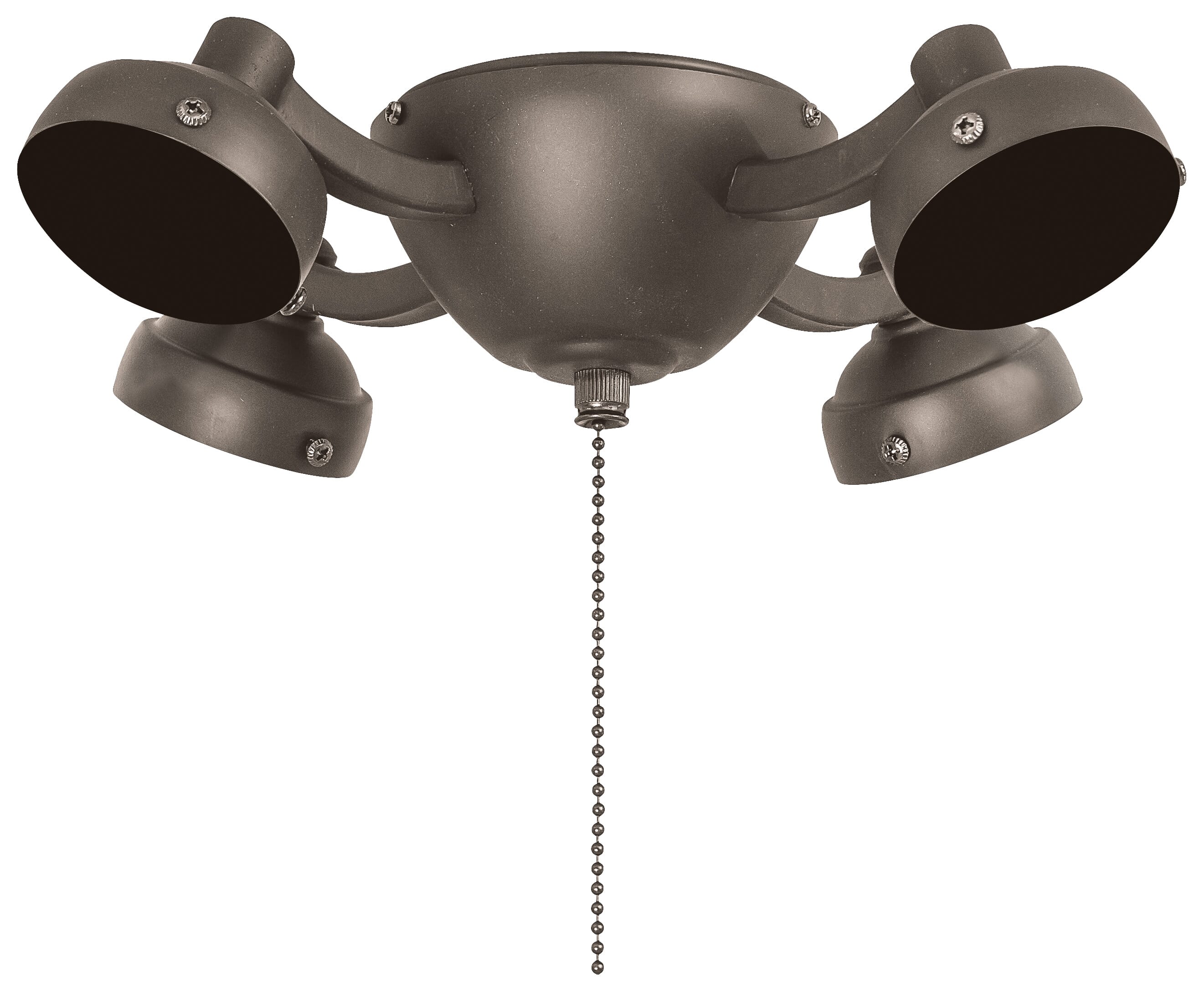 Minka-Aire 4-Light Ceiling Fan Light Kit in Burnished Nickel - K34L-BNK