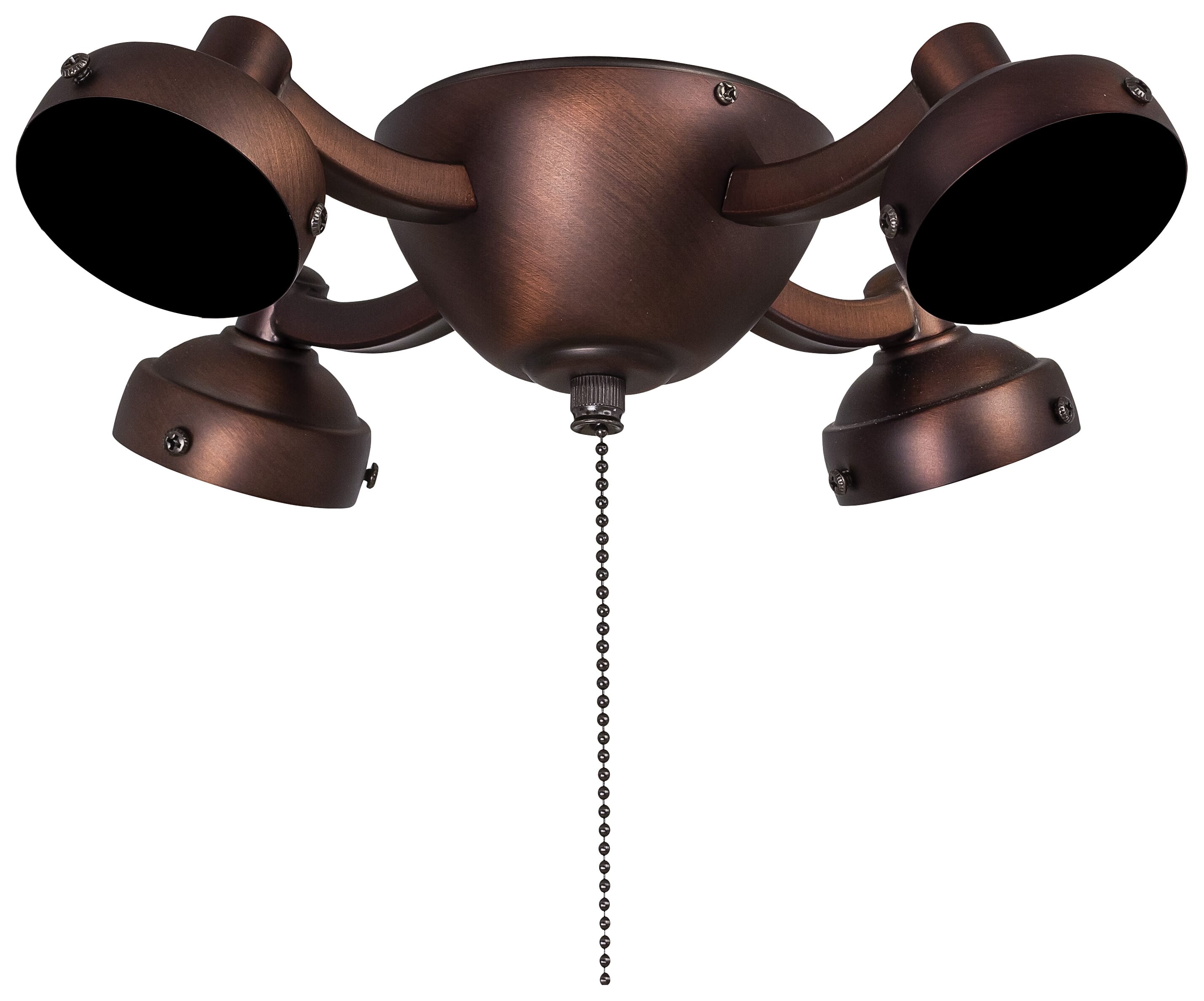 Minka-Aire 4-Light Ceiling Fan Light Kit in Dark Brushed Bronze - K34L-DBB