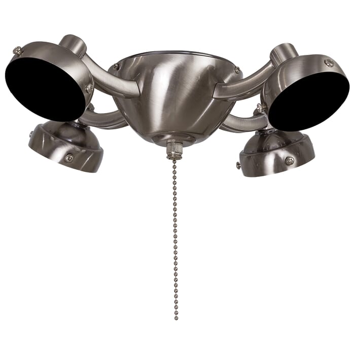 Minka-Aire 4-Light Ceiling Fan Light Kit in Pewter Minka-Aire 4-Light Ceiling Fan Light Kit in Pewter