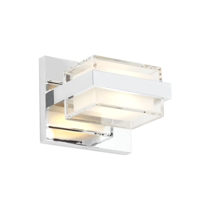 Tech Kamden 2-Light 3000K LED 5" Bathroom Vanity Light in Chrome Tech Kamden 2-Light 3000K LED 5" Bathroom Vanity Light in Chrome