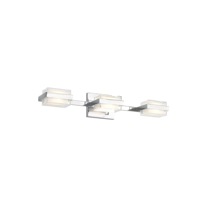 Tech Kamden 6-Light 3000K LED 23" Bathroom Vanity Light in Chrome Tech Kamden 6-Light 3000K LED 23" Bathroom Vanity Light in Chrome