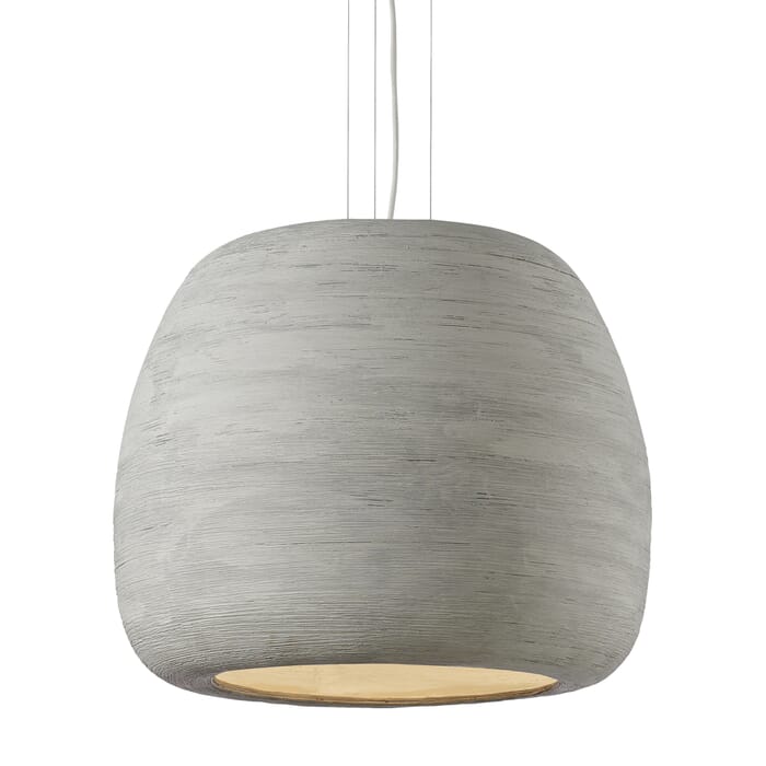 Tech Karam 19" Pendant Light in Concrete/White Tech Karam 19" Pendant Light in Concrete/White