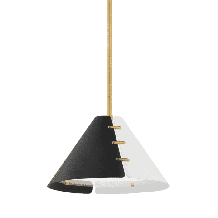 Hudson Valley Split Mini Pendant in Aged Brass Hudson Valley Split Mini Pendant in Aged Brass