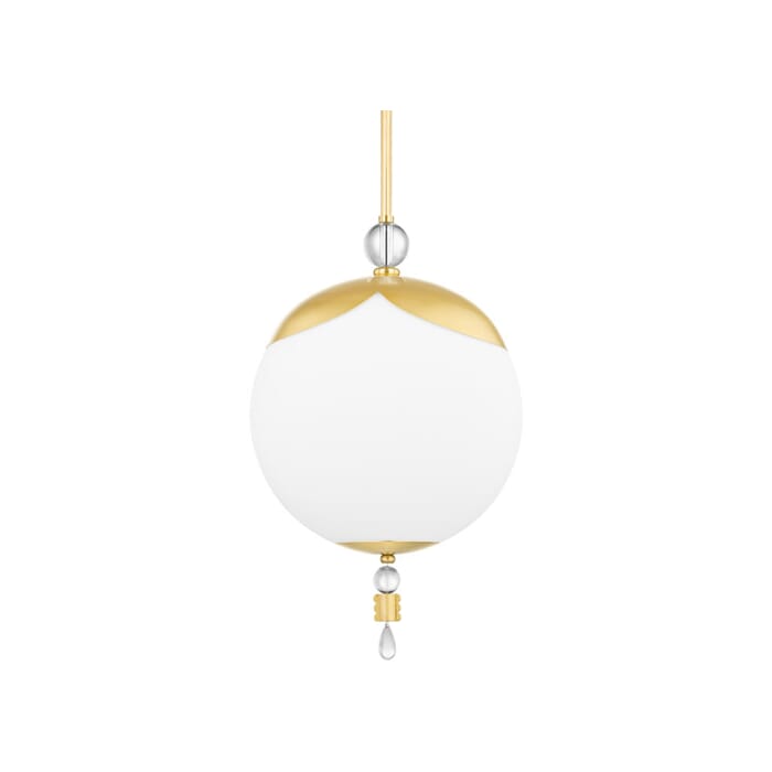 Hudson Valley Perla Pendant Light in Aged Brass Hudson Valley Perla Pendant Light in Aged Brass