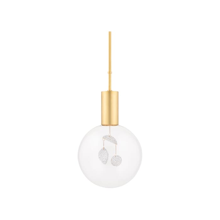 Hudson Valley Gio Pendant Light in Aged Brass Hudson Valley Gio Pendant Light in Aged Brass