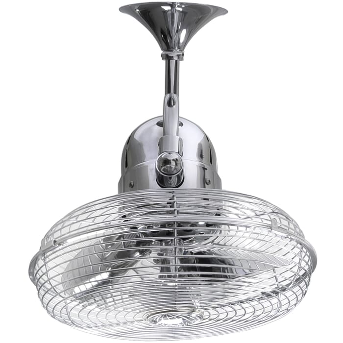 Kaye 3-Speed AC 13" Ceiling Fan in Polished Chrome with Polished Chrome blades Kaye 3-Speed AC 13" Ceiling Fan in Polished Chrome with Polished Chrome blades