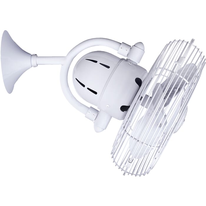 Kaye 3-Speed AC 13" Ceiling Fan in Gloss White with Gloss White blades Kaye 3-Speed AC 13" Ceiling Fan in Gloss White with Gloss White blades