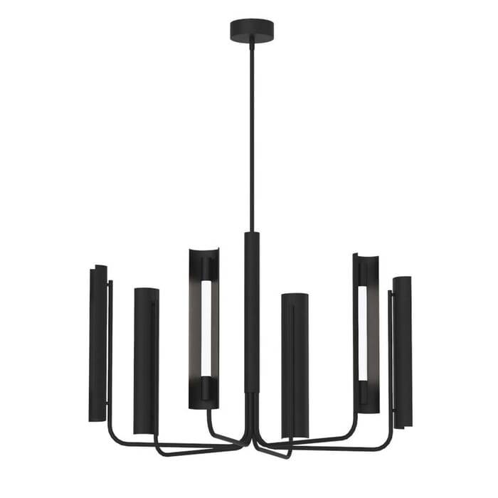 Generation Lighting Carson 6-Light Chandelier in Midnight Black by Kelly Wearstler Generation Lighting Carson 6-Light Chandelier in Midnight Black by Kelly Wearstler