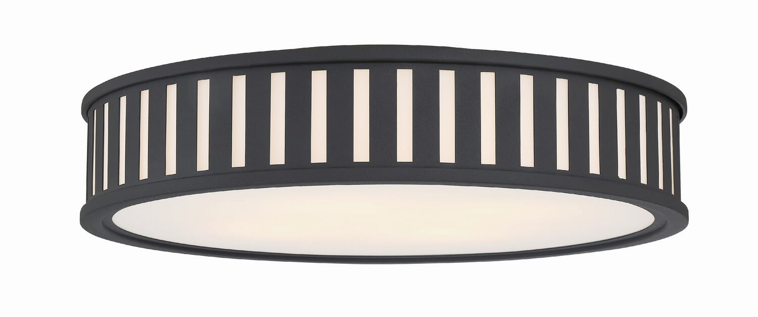 Kendal 4-Light Ceiling Mount in Forge Black