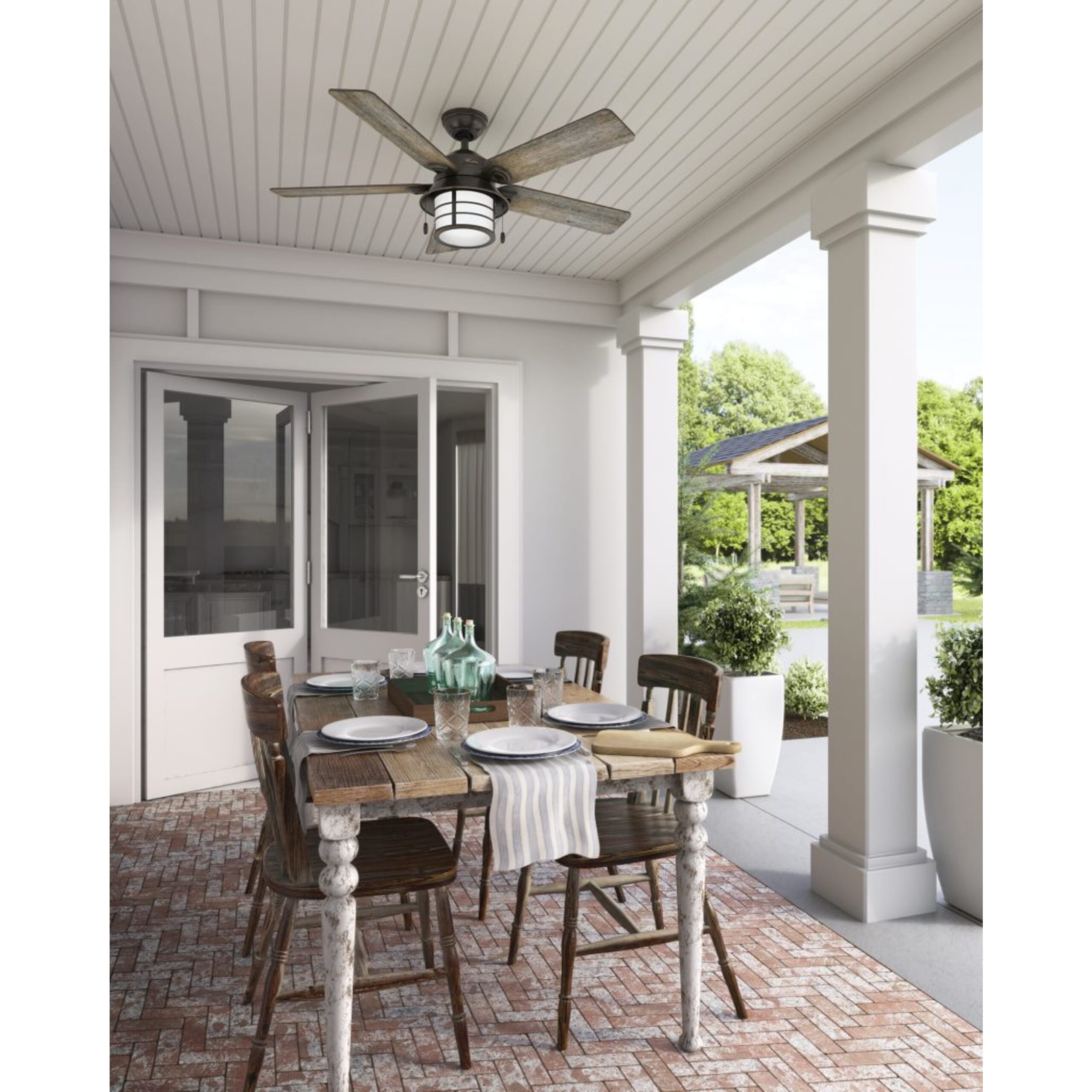 Hunter Key Biscayne 2-Light 54