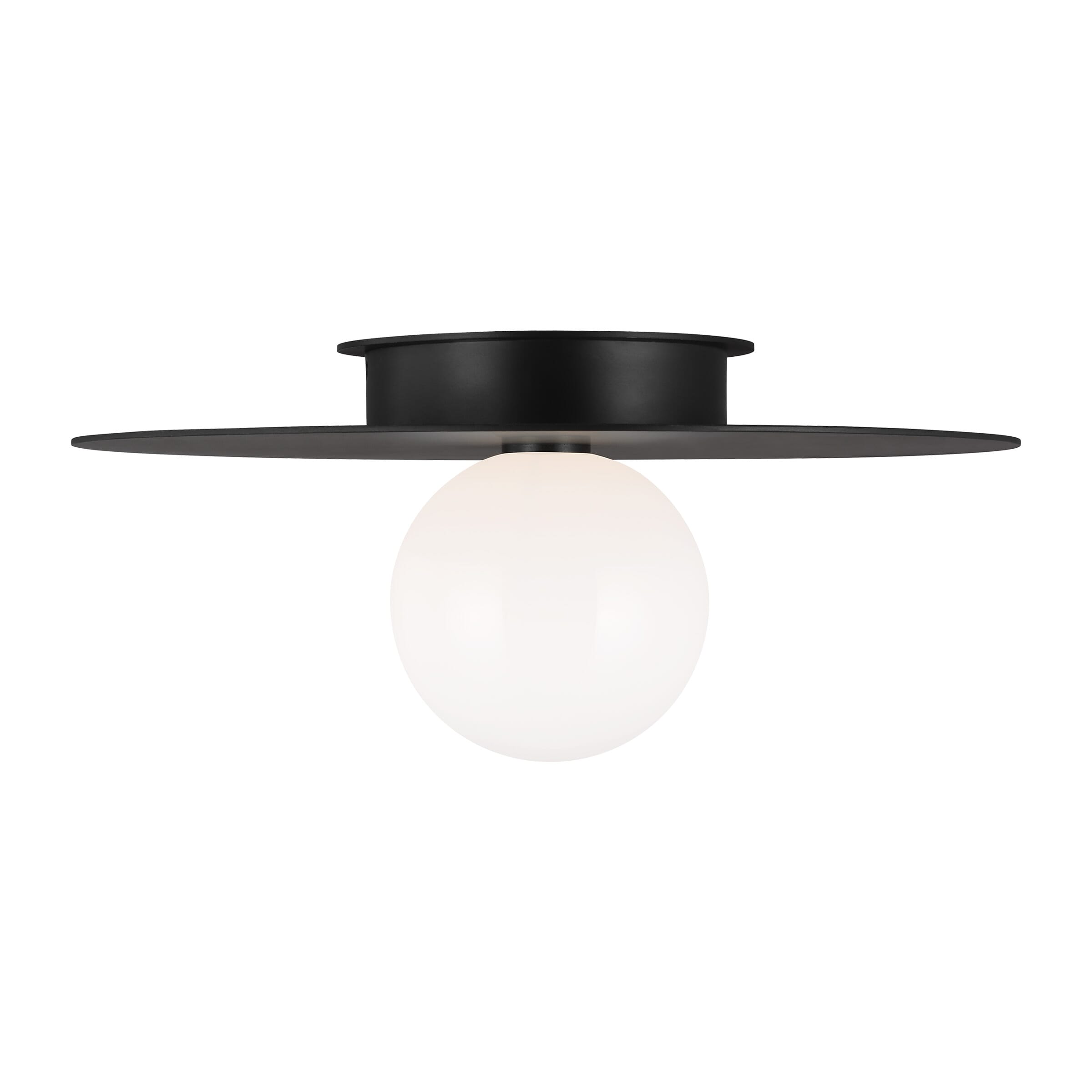 Generation Lighting Nodes Ceiling Light in Midnight Black by Kelly Wearstler
