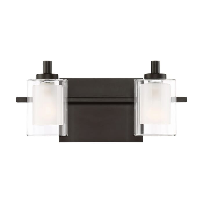 Quoizel Kolt 2-Light Bathroom Vanity Light in Western Bronze Quoizel Kolt 2-Light Bathroom Vanity Light in Western Bronze