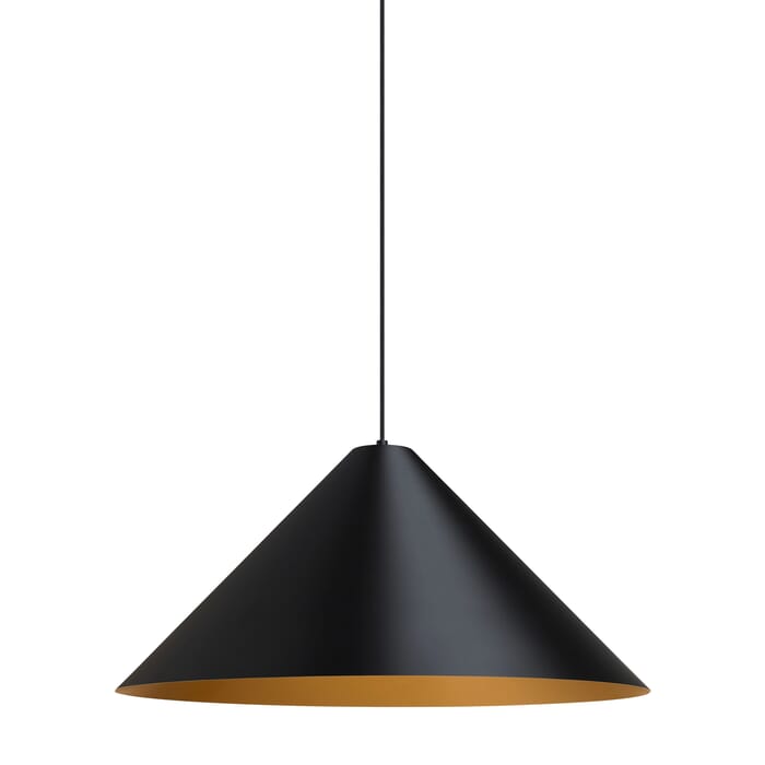 Tech Konos 3000K LED 13" Pendant Light in Black/Satin Gold Tech Konos 3000K LED 13" Pendant Light in Black/Satin Gold