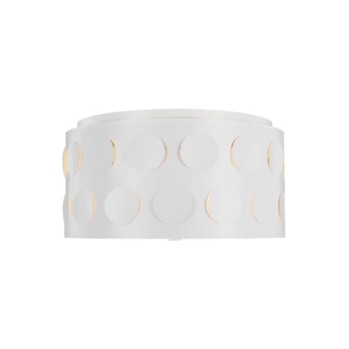 Generation Lighting Dottie 3-Light Ceiling Light in Matte White by Kate Spade New York Generation Lighting Dottie 3-Light Ceiling Light in Matte White by Kate Spade New York