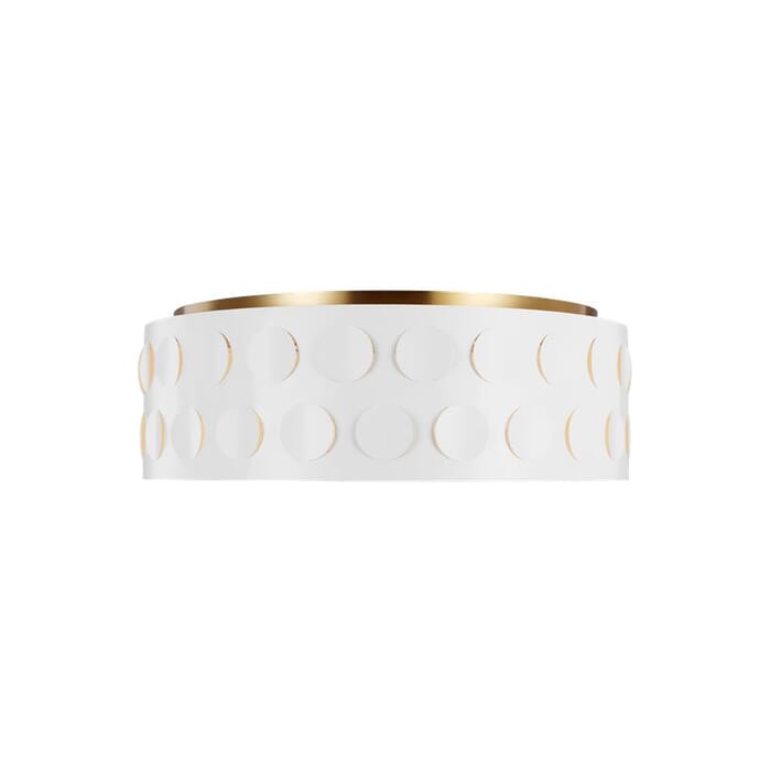 Generation Lighting Dottie 4-Light Ceiling Light in Burnished Brass by Kate Spade New York Generation Lighting Dottie 4-Light Ceiling Light in Burnished Brass by Kate Spade New York