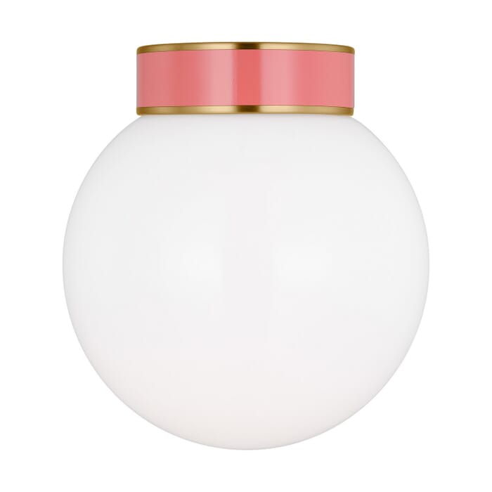 Monroe 1-Light Flushmount Ceiling Light in Burnished Brass Monroe 1-Light Flushmount Ceiling Light in Burnished Brass
