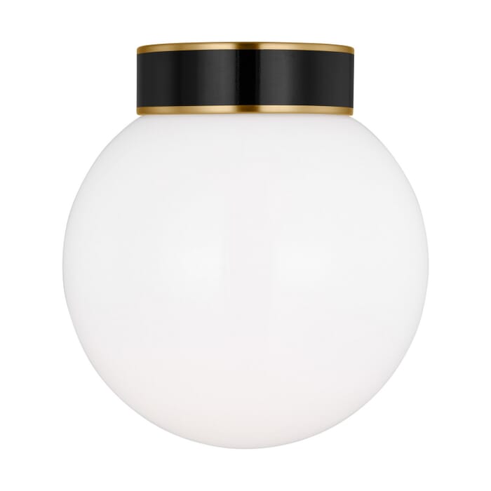 Monroe 1-Light Flushmount Ceiling Light in Burnished Brass Monroe 1-Light Flushmount Ceiling Light in Burnished Brass