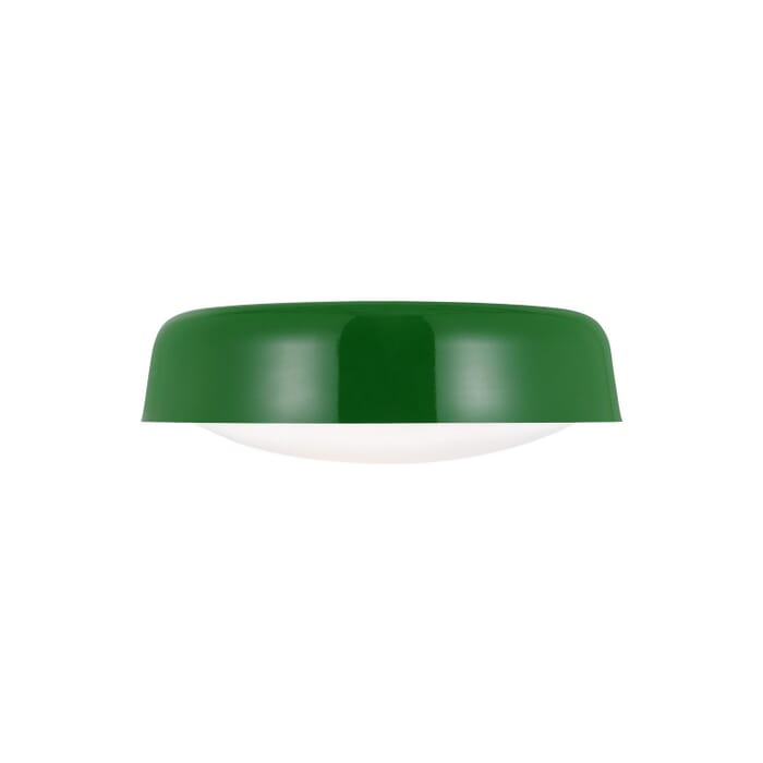 Draper 2-Light Flushmount Ceiling Light in Green Draper 2-Light Flushmount Ceiling Light in Green
