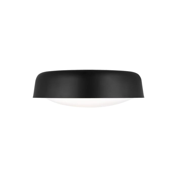 Draper Lighting Draper 2-Light Flush Mount in Midnight Black