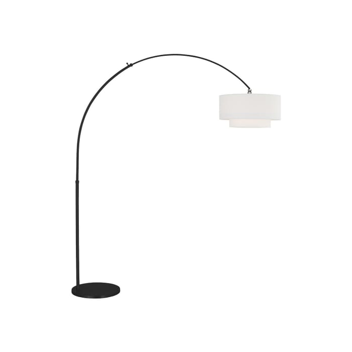 Sawyer 1-Light Floor Lamp in Midnight Black Sawyer 1-Light Floor Lamp in Midnight Black