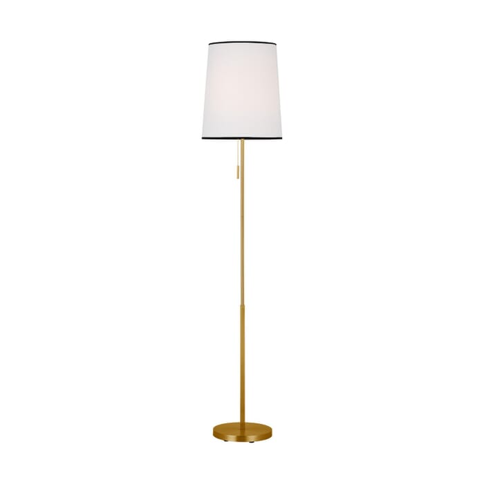 Ellison 1-Light Floor Lamp in Burnished Brass Ellison 1-Light Floor Lamp in Burnished Brass