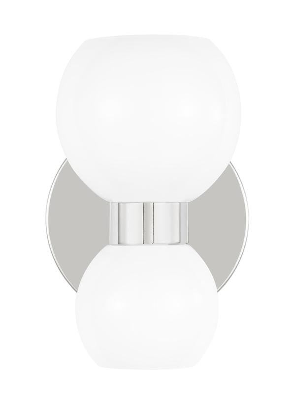 Generation Lighting Londyn 2-Light Wall Sconce in Polished Nickel by Kate Spade New York