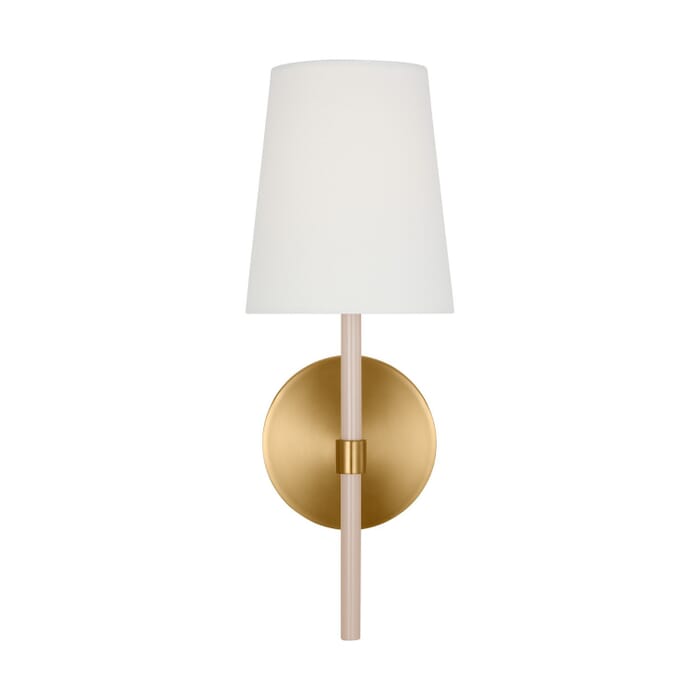 Monroe 1-Light Wall Sconce in Burnished Brass Monroe 1-Light Wall Sconce in Burnished Brass