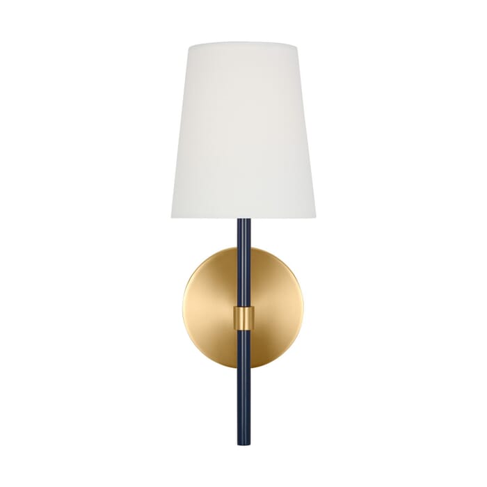 Monroe 1-Light Wall Sconce in Burnished Brass Monroe 1-Light Wall Sconce in Burnished Brass