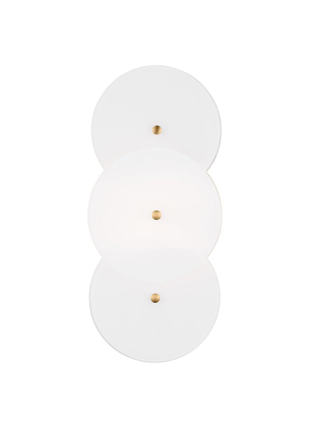 Emery 2-Light Wall Sconce in Burnished Brass