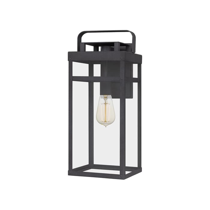 Quoizel Keaton Outdoor Hanging Light in Mottled Black Quoizel Keaton Outdoor Hanging Light in Mottled Black