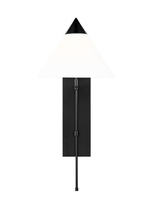 Generation Lighting Franklin Wall Sconce in Deep Bronze by Kelly Wearstler