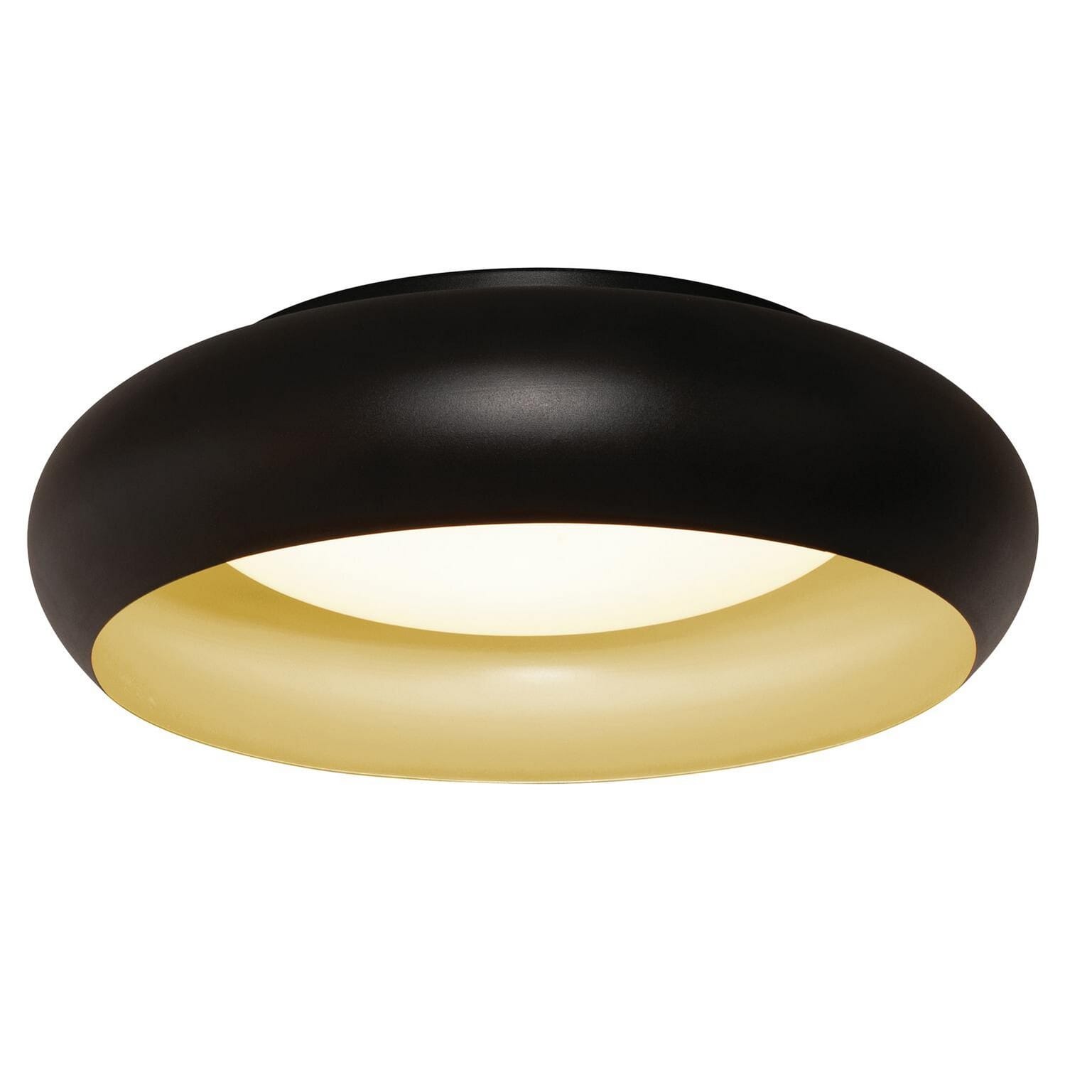 Kayce LED Flush Mount in Black