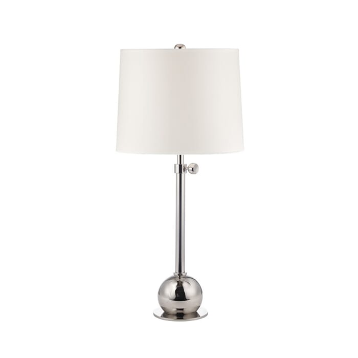Hudson Valley Marshall 28" Table Lamp in Polished Nickel Hudson Valley Marshall 28" Table Lamp in Polished Nickel