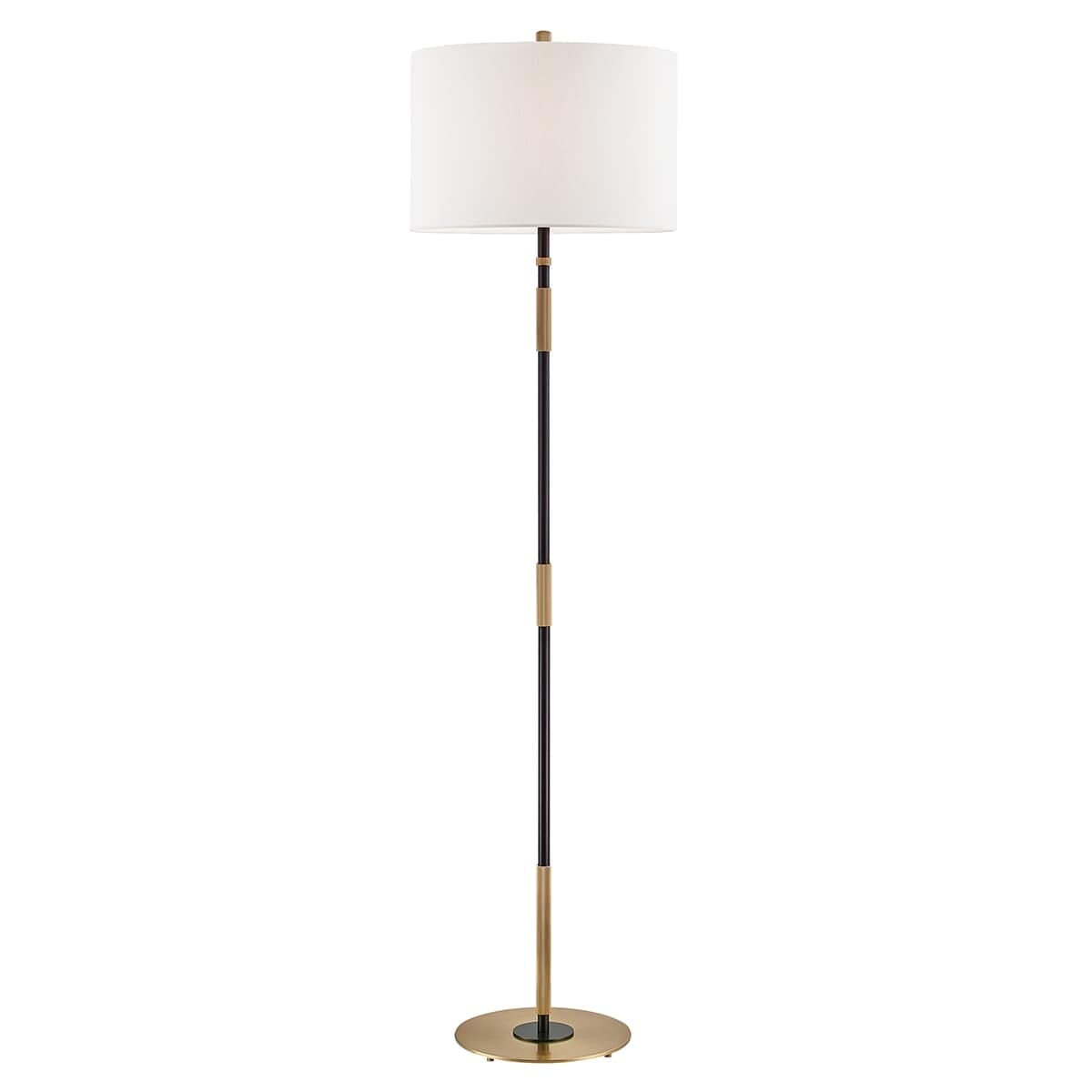 Hudson Valley Bowery Floor Lamp in Aged Old Bronze