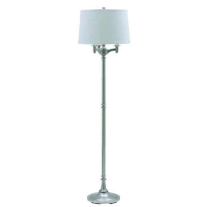 House of Troy Lancaster Satin Nickel Six Way Floor Lamp House of Troy Lancaster Satin Nickel Six Way Floor Lamp