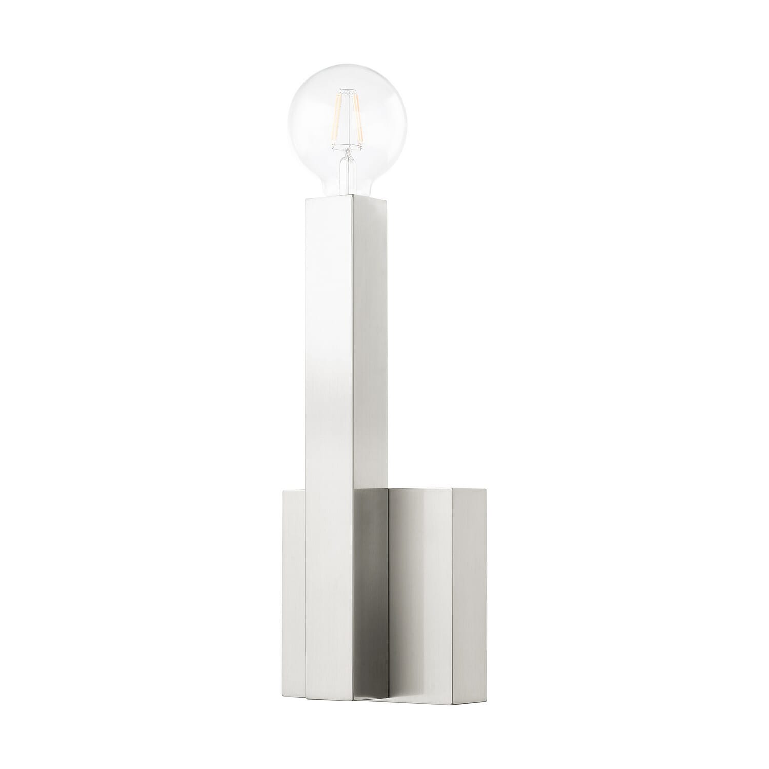 Solna 1-Light Wall Sconce in Brushed Nickel