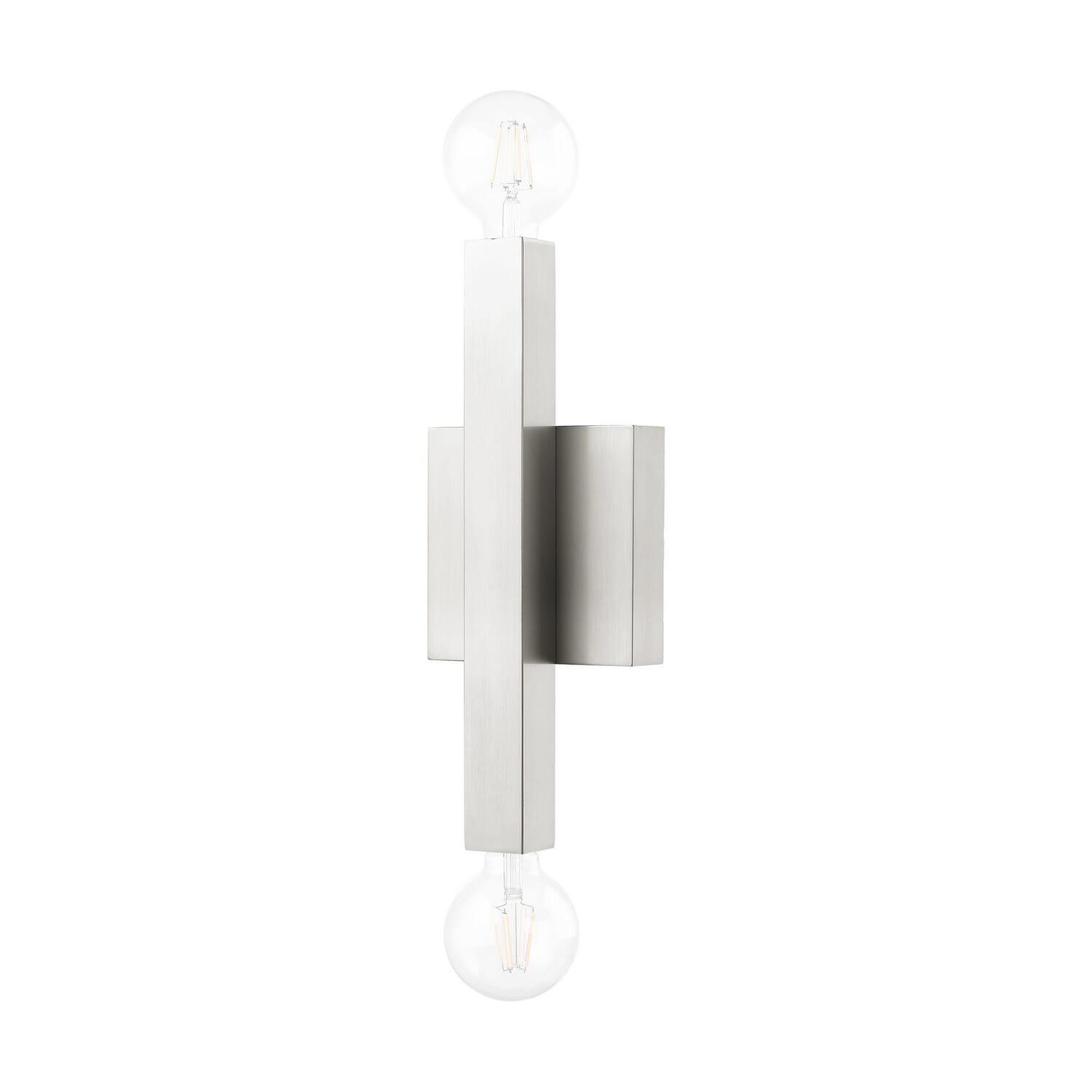 Solna 2-Light Wall Sconce in Brushed Nickel