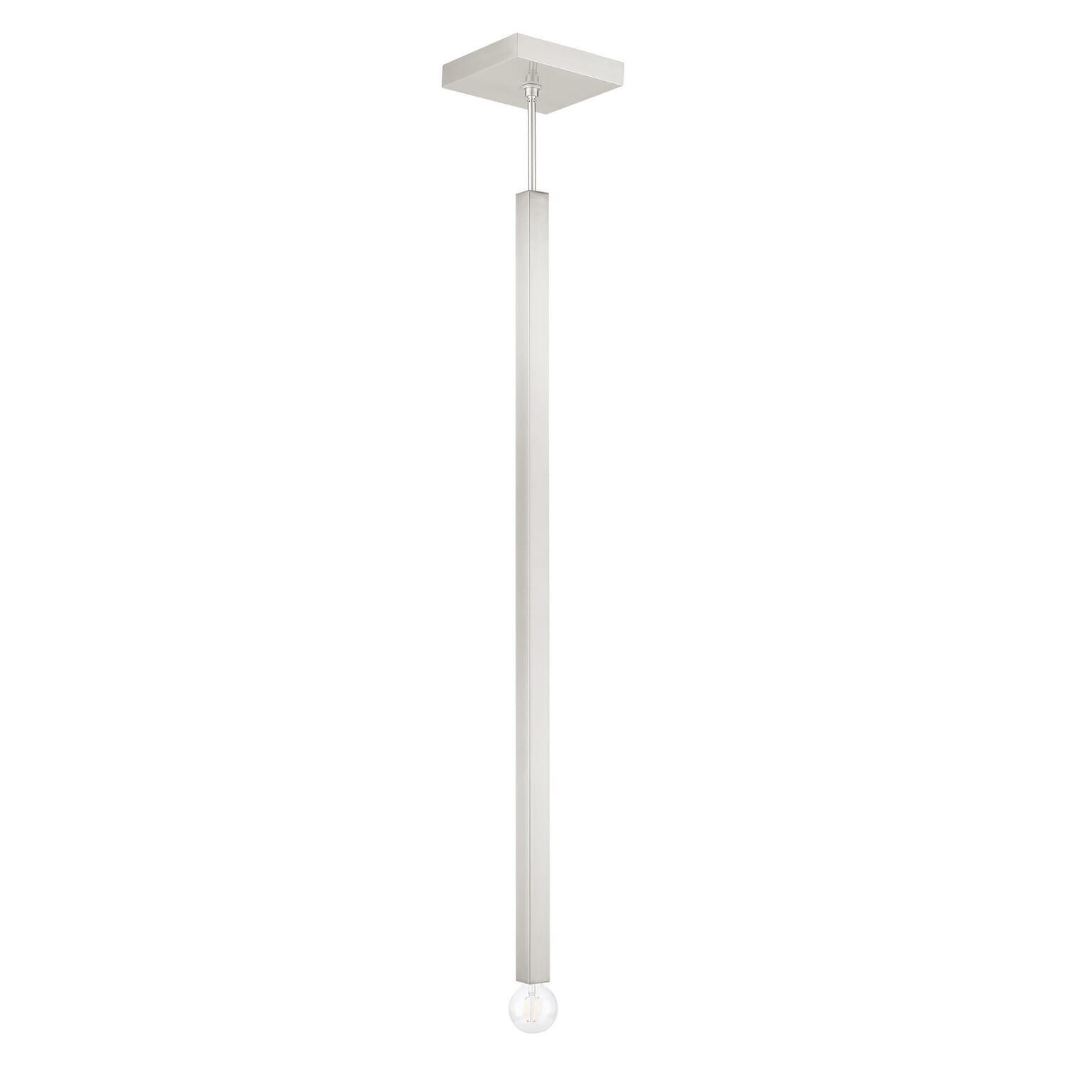 Solna 1-Light Pendant in Brushed Nickel