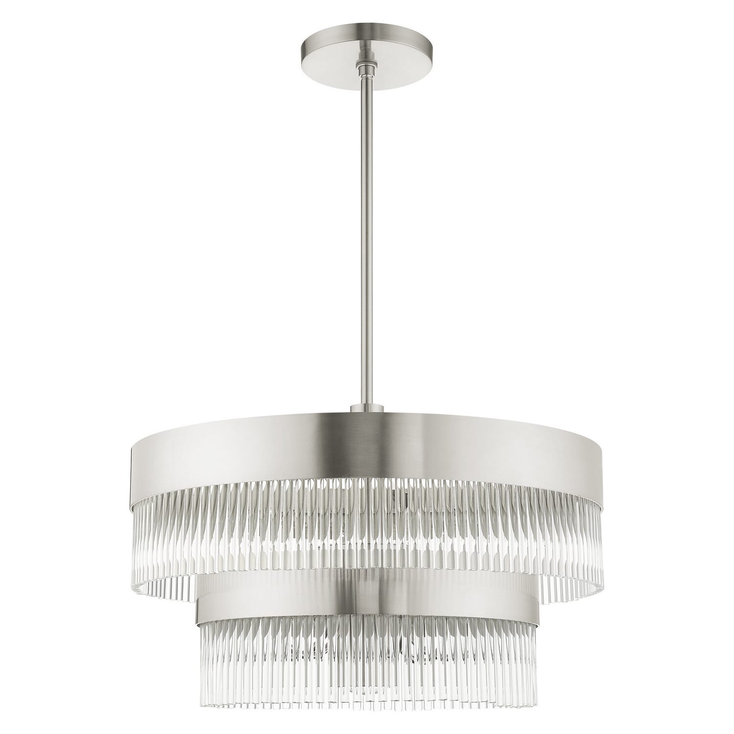 Nowrich 6-Light Chandelier in Brushed Nickel