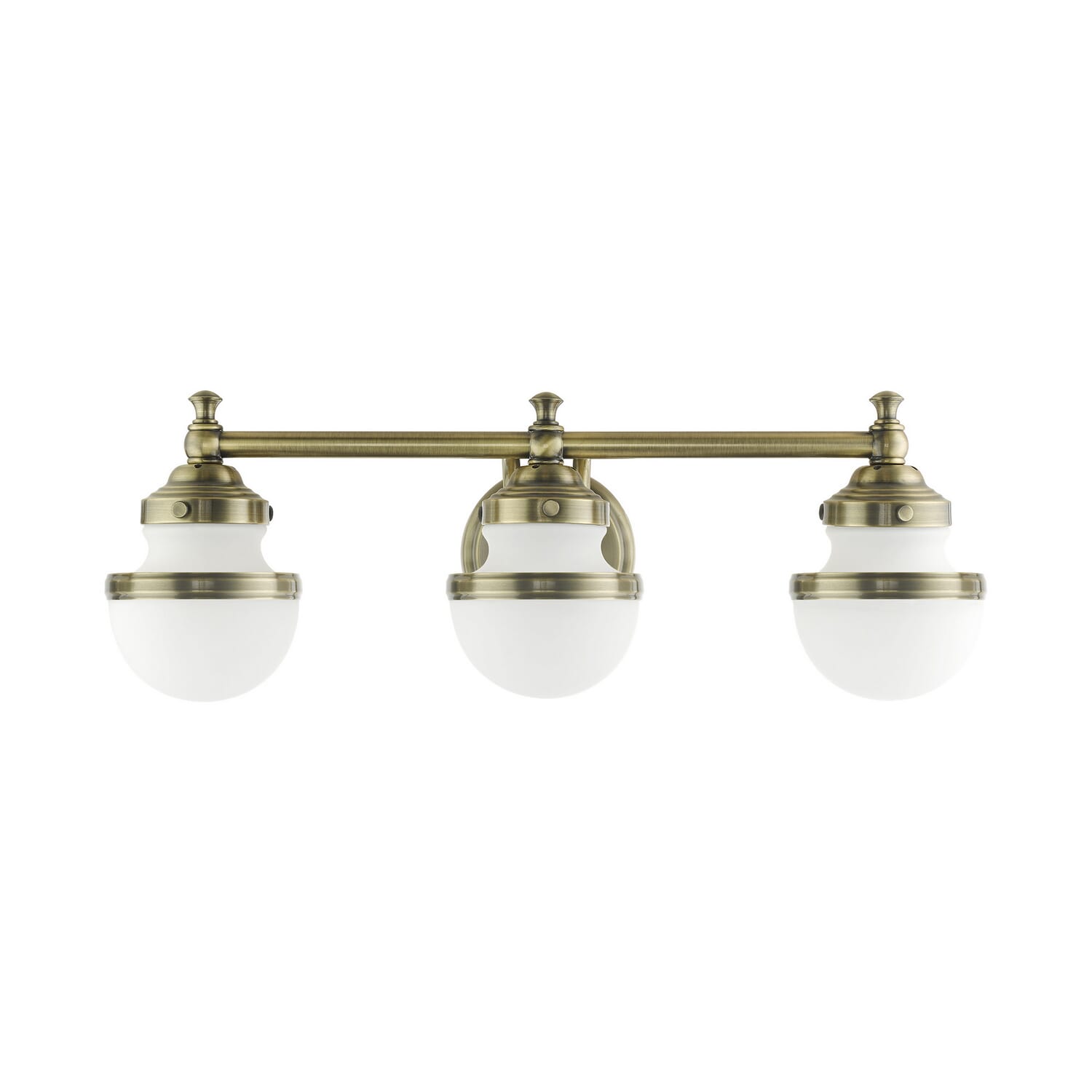 Oldwick 3-Light Bathroom Vanity Light in Antique Brass