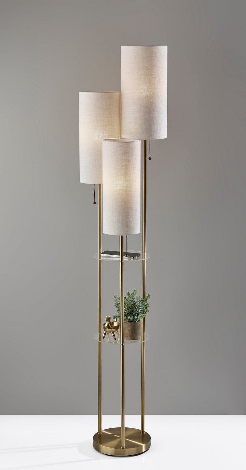 Three Light Floor Lamp