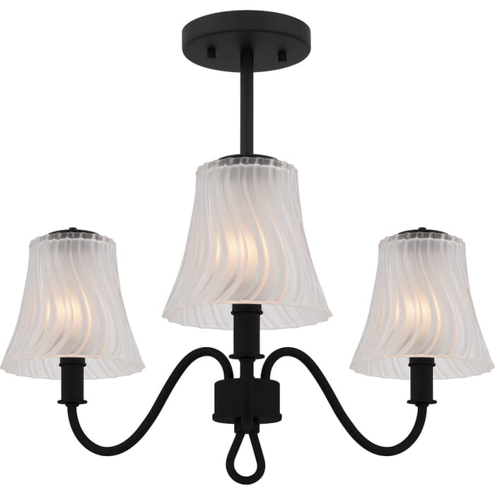 Three Light Semi-Flush Mount Three Light Semi-Flush Mount