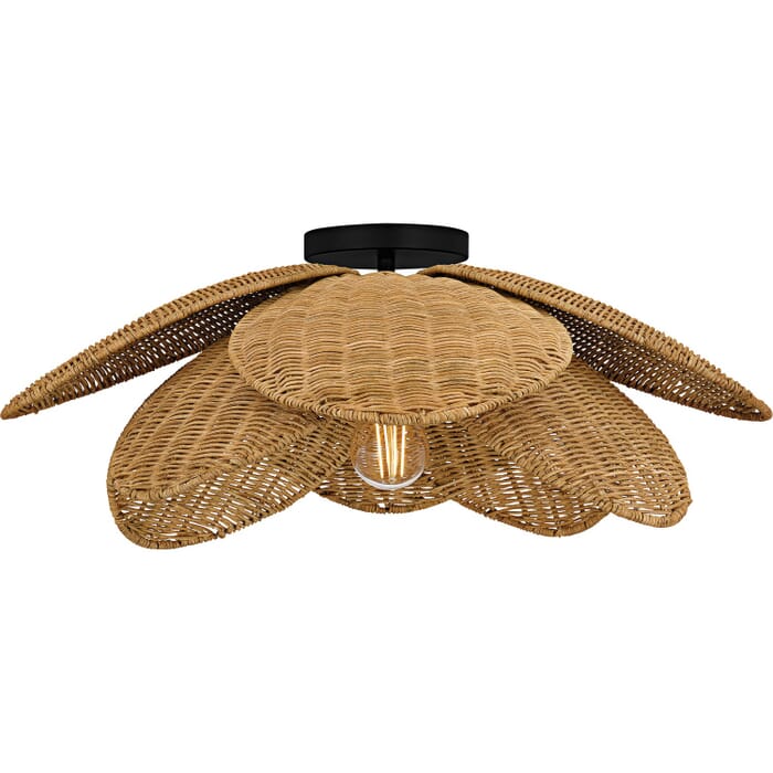 One Light Semi-Flush Mount One Light Semi-Flush Mount